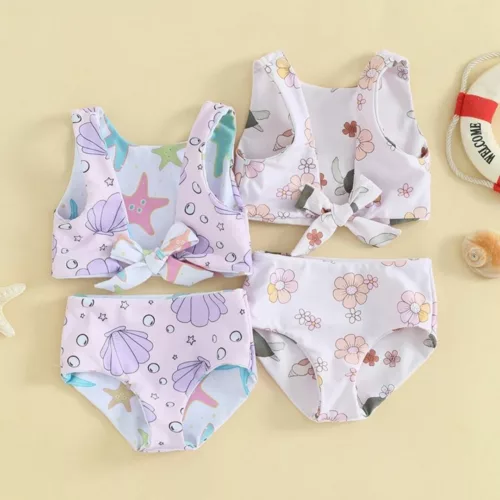 Maillot de bain 2 pièces noué – Look tendance été, maintien parfait, mettez en valeur votre silhouette