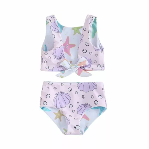 Maillot de bain 2 pièces noué – Look tendance été, maintien parfait, mettez en valeur votre silhouette