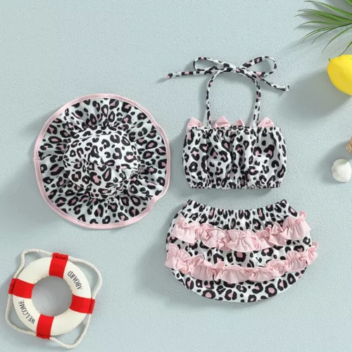 Maillot de bain 3 pièces imprimé fruits – Look estival tendance et silhouette sublimée pour la plage