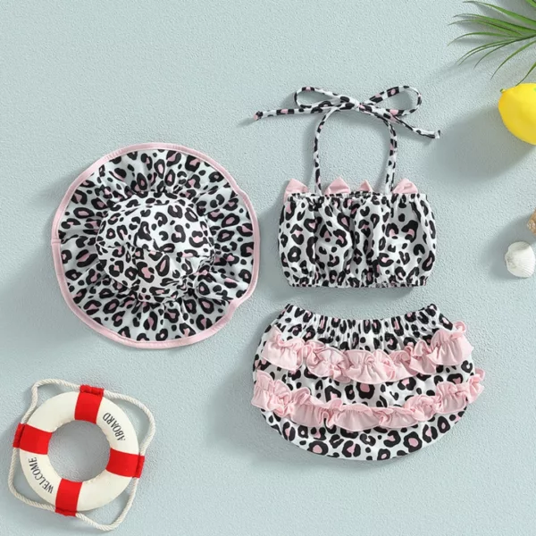 Maillot de bain 3 pièces imprimé fruits – Look estival tendance et silhouette sublimée pour la plage
