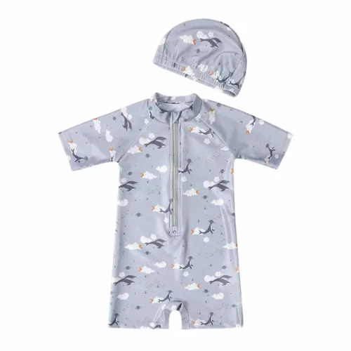 Maillot de bain anti uv avec chapeau – Protection solaire optimale pour enfants – Idéal plage & piscine