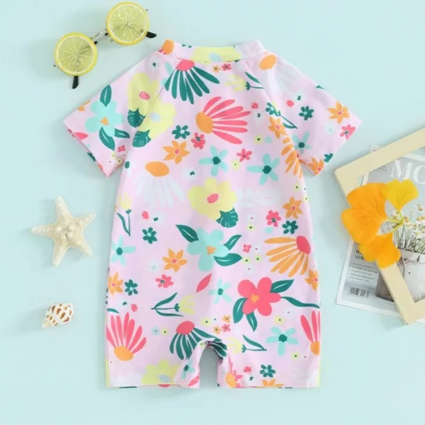 Maillot de bain bébé anti uv​ fille – Protection solaire maximale et confort pour l’été – Idéal plage et piscine