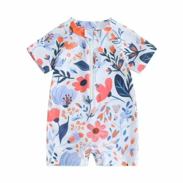 Maillot de bain bébé anti uv​ fille – Protection solaire maximale et confort pour l’été – Idéal plage et piscine