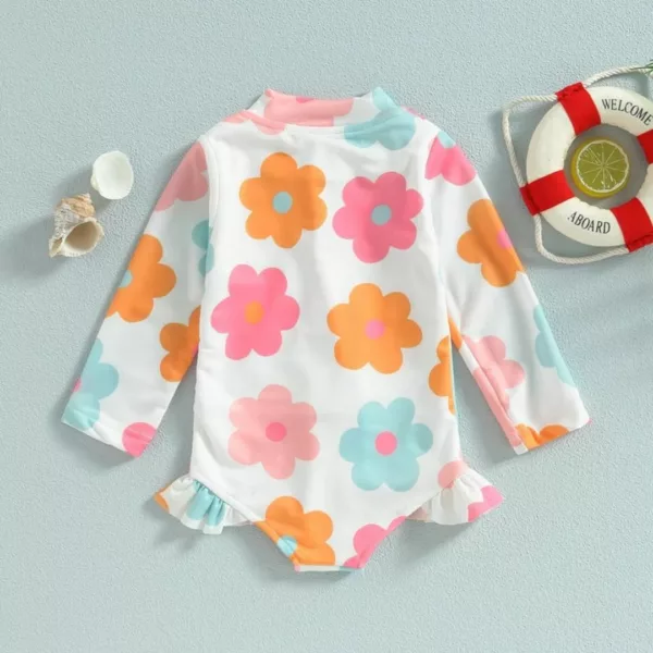 Maillot de bain bébé manche longue – Protection UV maximale, confort et sécurité pour les journées ensoleillées