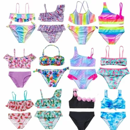 Maillot de bain deux pièces bébé fille – Confort anti-UV, look trop craquant pour l'été
