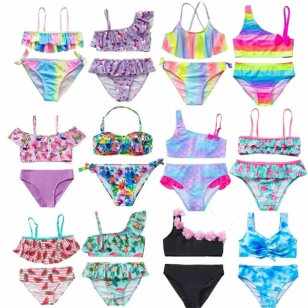 Maillot de bain deux pièces bébé fille – Confort anti-UV, look trop craquant pour l'été
