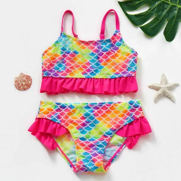 Maillot de bain deux pièces bébé fille – Confort anti-UV, look trop craquant pour l'été