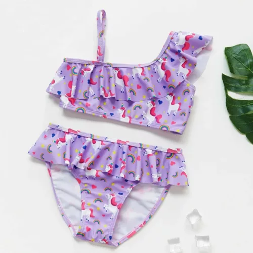Maillot de bain deux pièces bébé fille – Confort anti-UV, look trop craquant pour l'été