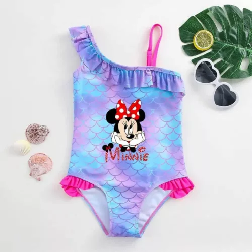 Maillot de bain Minnie Mouse – Adorable et confortable pour petites filles – Idéal été et piscine