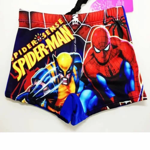 Maillot de bain short Spider man – Confort et style pour enfants fans de super-héros – Idéal été et piscine