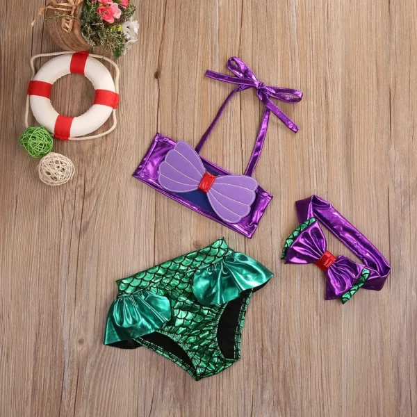 Maillot de bain sirene bikini – Style féérique et sexy pour un été magique à la plage – Conçu pour sublimer vos courbes