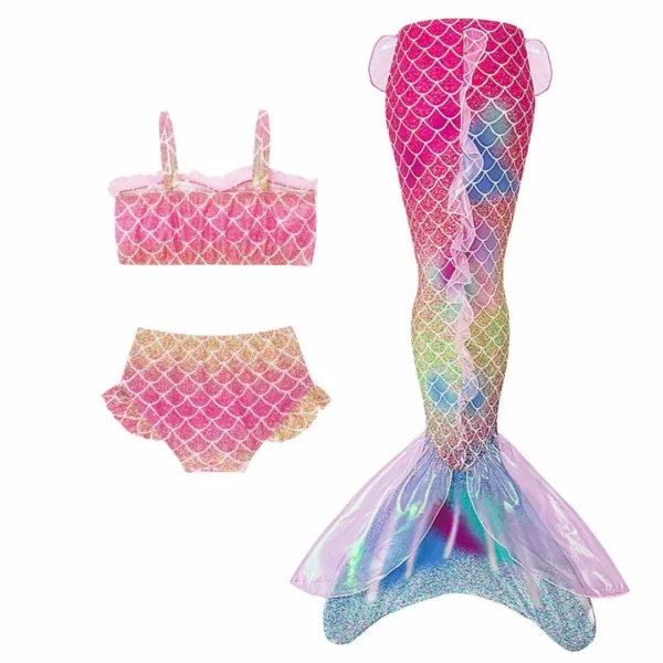 Maillot de bain sirene – Look féerique et tendance pour l’été – Coupe flatteuse et confort optimal – Idéal plage et piscine