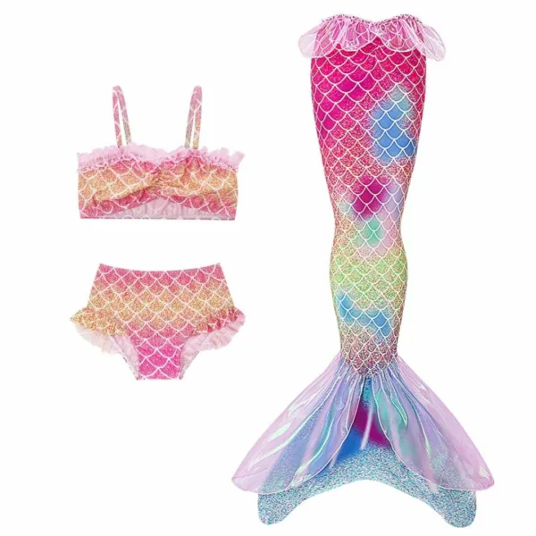 Maillot de bain sirene – Look féerique et tendance pour l’été – Coupe flatteuse et confort optimal – Idéal plage et piscine