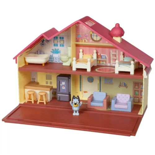 Maison de Bluey – Grande maison de jeu interactive pour enfants – Stimule l'imagination et le jeu créatif