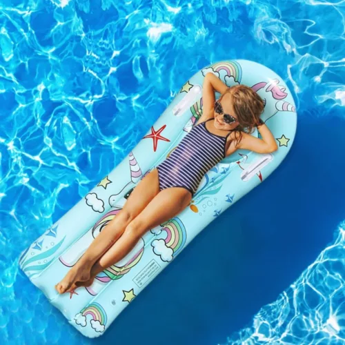 Matelas gonflable piscine pour enfant – Confort flottant sécurisé et ludique pour l'été – Idéal jeux aquatiques