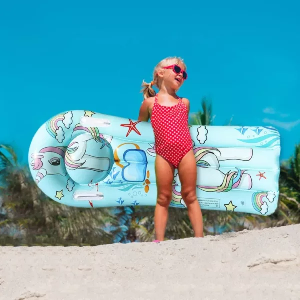 Matelas gonflable piscine pour enfant – Confort flottant sécurisé et ludique pour l'été – Idéal jeux aquatiques