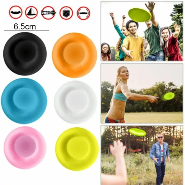 Mini disque volant de plage – Jeu d'extérieur compact et fun pour enfants – Idéal vacances et sorties en famille