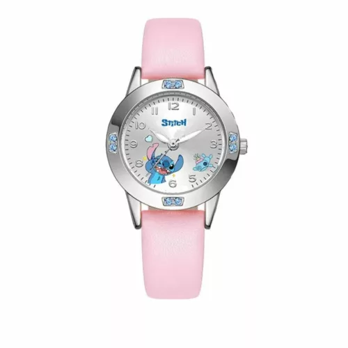 Montre Stitch enfant – Fantaisie Disney pour filles et garçons – Apprentissage de l’heure ludique et colorée