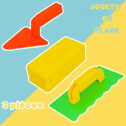 Moule de château de sable – Créez des châteaux réalistes en un clin d'œil pour des heures de jeu à la plage