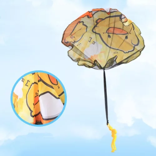 Parachute canard jaune enfant – Jeu de plein air ludique pour développer motricité et coordination