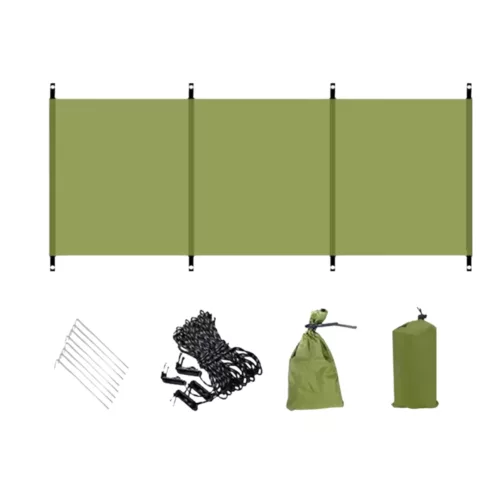 Paravent coupe vent camping – Protection optimale contre le vent en plein air – Idéal plage, randonnée, bivouac