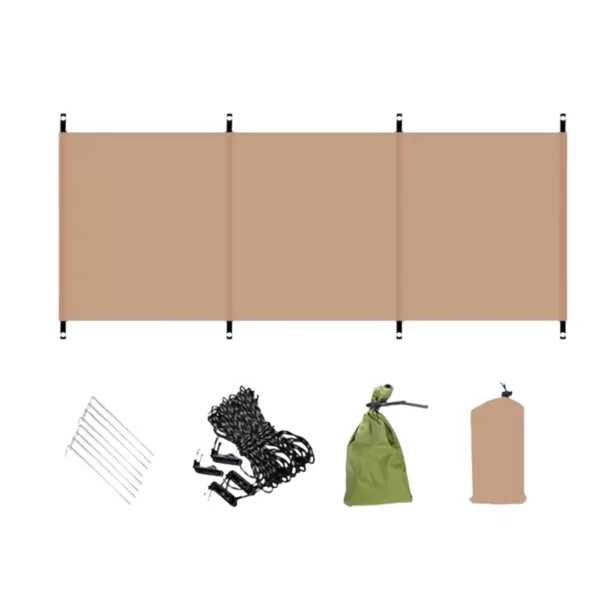 Paravent coupe vent camping – Protection optimale contre le vent en plein air – Idéal plage, randonnée, bivouac
