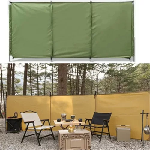 Paravent coupe vent camping – Protection optimale contre le vent en plein air – Idéal plage, randonnée, bivouac