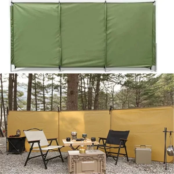 Paravent coupe vent camping – Protection optimale contre le vent en plein air – Idéal plage, randonnée, bivouac