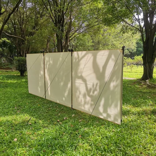 Paravent coupe vent camping – Protection optimale contre le vent en plein air – Idéal plage, randonnée, bivouac