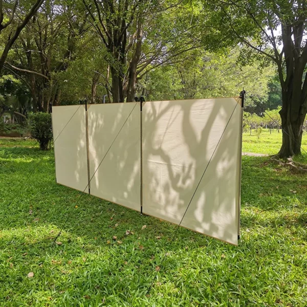 Paravent coupe vent camping – Protection optimale contre le vent en plein air – Idéal plage, randonnée, bivouac