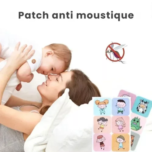 Patch anti moustique – Protection naturelle longue durée pour toute la famille – Idéal voyage & été sans piqûres
