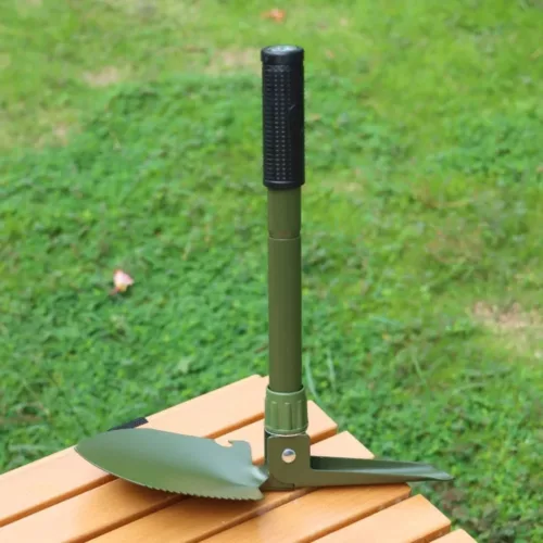 Pelle pliable randonnée bivouac – Outil compact 3 en 1 ultra résistant pour camper partout facilement