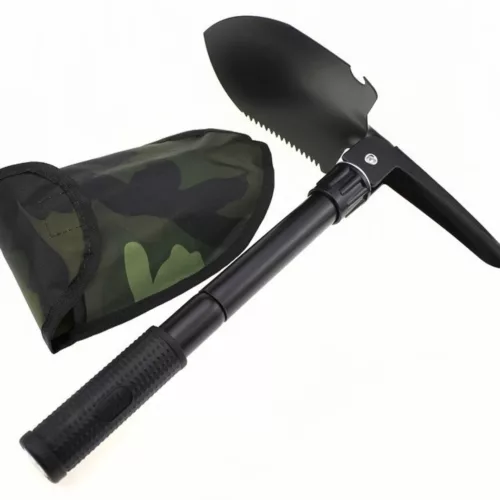 Pelle pliable randonnée bivouac – Outil compact 3 en 1 ultra résistant pour camper partout facilement