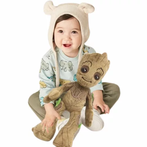 Peluche Groot – Héros Marvel ultra doux 30 cm – Cadeau geek original pour enfants et fans Avengers
