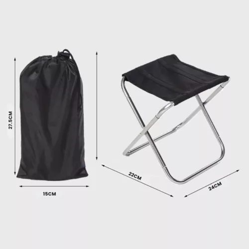 Petit tabouret pliant campign – Ultra léger et compact pour le camping, pêche ou randonnée – Confort instantané partout