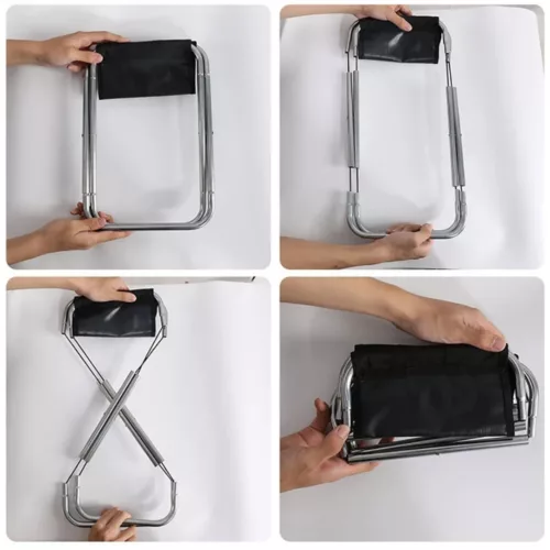 Petit tabouret pliant campign – Ultra léger et compact pour le camping, pêche ou randonnée – Confort instantané partout