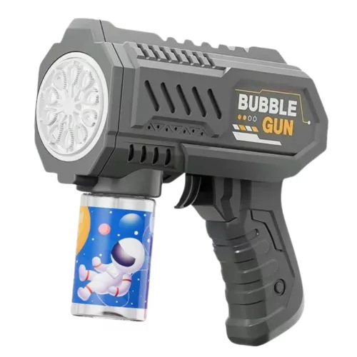 Pistolet à bulles astronaute – Jeu ludique et magique pour enfants – Effet fumée et pluie de bulles pour des heures d'amusement