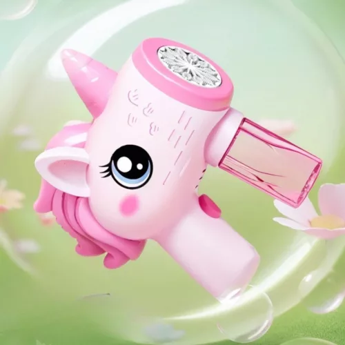 Pistolet a bulles – Effet fumée magique et LED colorées – Jeu extérieur captivant pour enfants