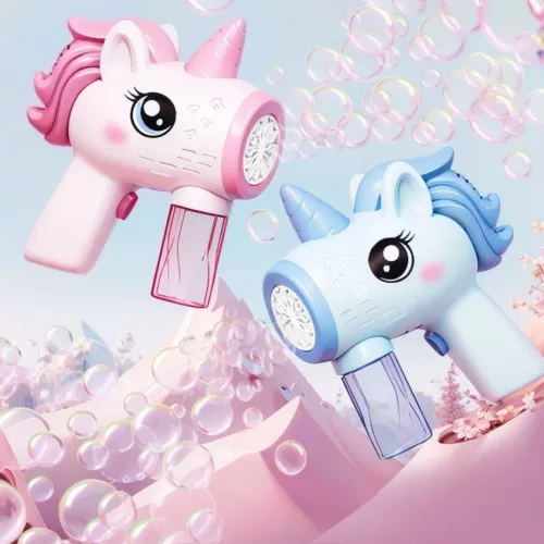 Pistolet a bulles – Effet fumée magique et LED colorées – Jeu extérieur captivant pour enfants