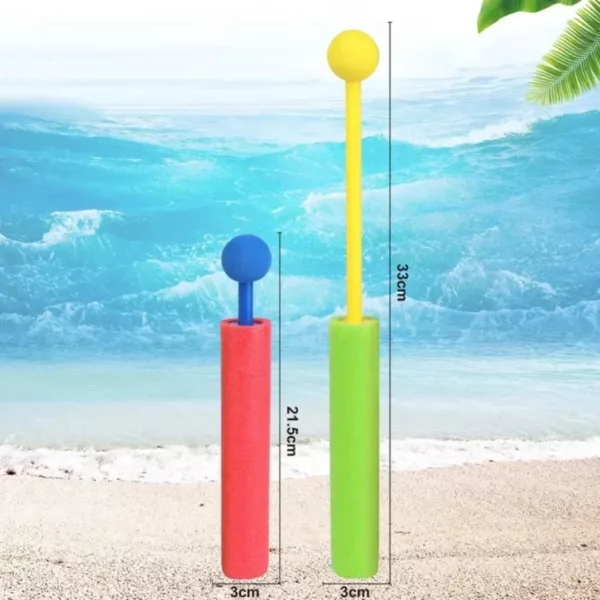 Pistolet à eau en mousse – Batailles d'eau fun et sécurisées pour enfants dès 3 ans – Idéal jeux d'été