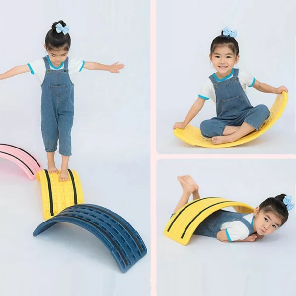 Planche d'équilibre enfant – Développe motricité et équilibre naturellement – Jeu éducatif en bois dès 18 mois