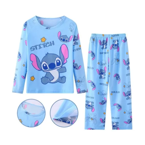 Pyjama stitch fille – Confort doux et mignon pour des nuits magiques – Idéal cadeau enfant fan Disney