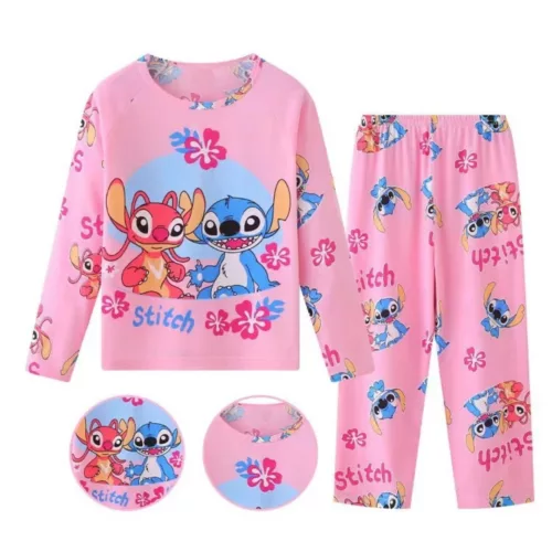 Pyjama stitch fille – Confort doux et mignon pour des nuits magiques – Idéal cadeau enfant fan Disney