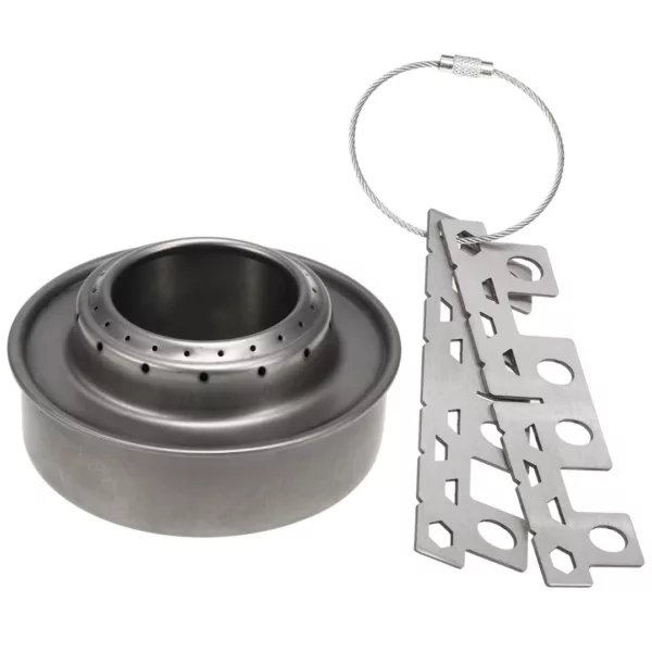 Réchaud portable pour randonnée – Compact et léger, cuisson rapide en plein air – Idéal bivouac et trekking