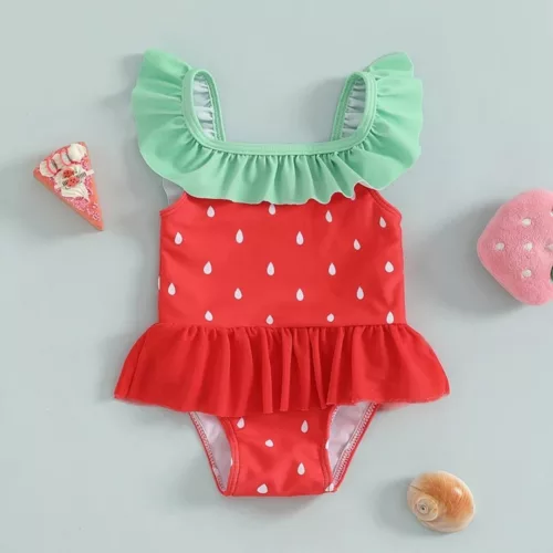 Robe de plage à volants – Élégance estivale légère et fluide pour sublimer votre silhouette au soleil