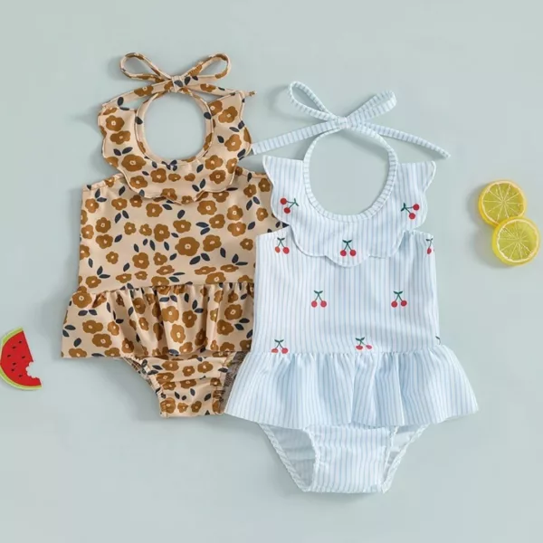 Robe de plage à volants – Élégance estivale légère et fluide pour sublimer votre silhouette au soleil