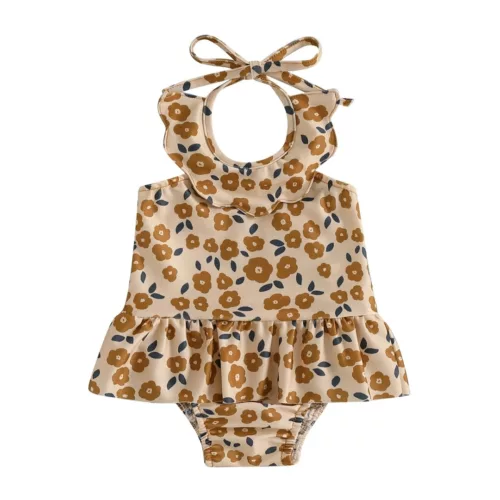 Robe de plage à volants – Élégance estivale légère et fluide pour sublimer votre silhouette au soleil