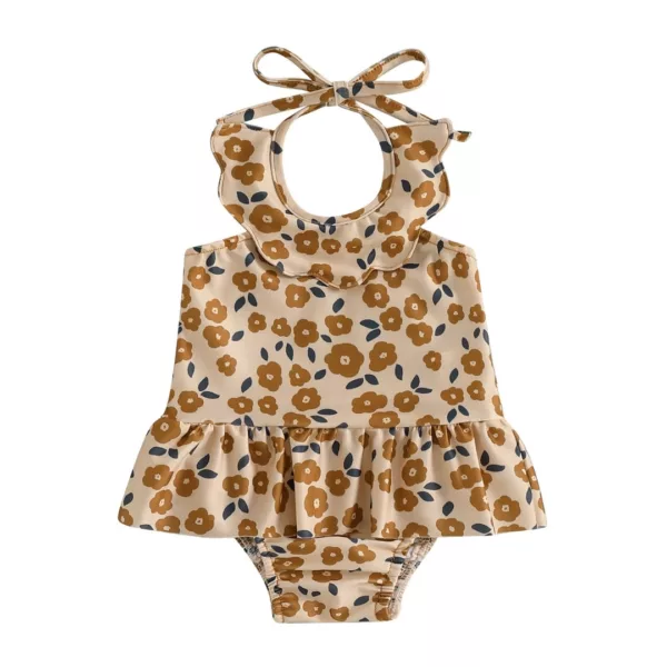 Robe de plage à volants – Élégance estivale légère et fluide pour sublimer votre silhouette au soleil