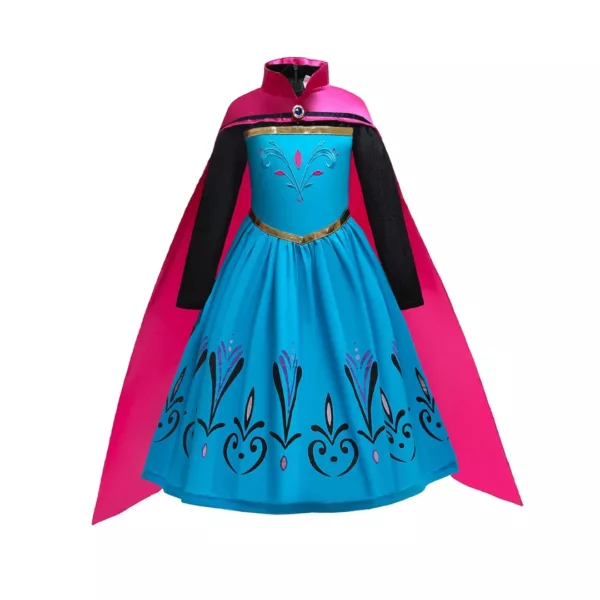 Robe La Reine des Neiges – Costume magique pour fille – Déguisement féerique Elsa – Cadeau idéal princesse