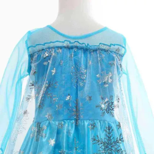 Robe La Reine des Neiges – Costume magique pour fille – Déguisement féerique Elsa – Cadeau idéal princesse